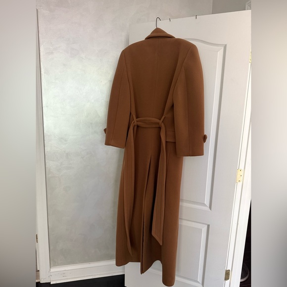 Saint Laurent Tan Women's Coat - Picture 3 of 4